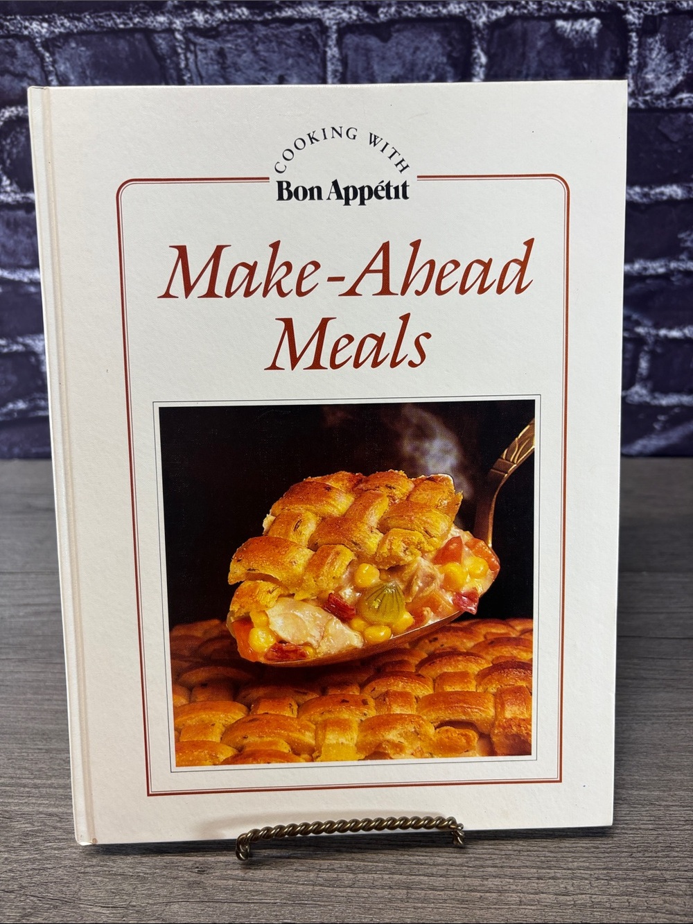 Vintage 1982 Cooking With Bon Appetit Make-Ahead Meals Cookbook